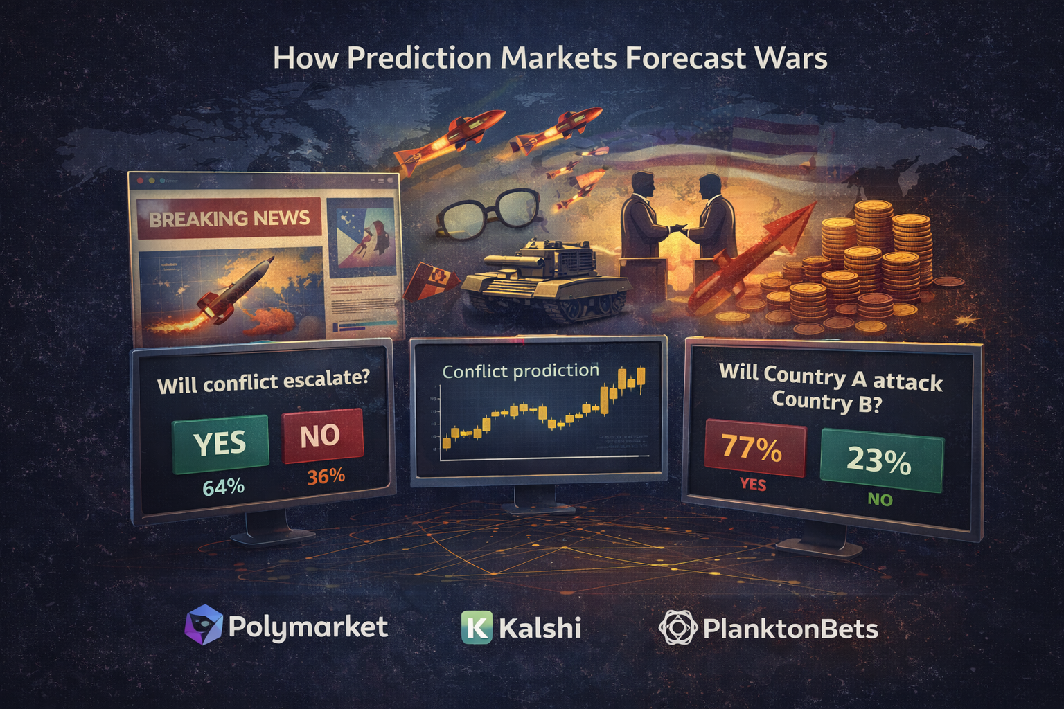 How Prediction Markets Forecast Wars